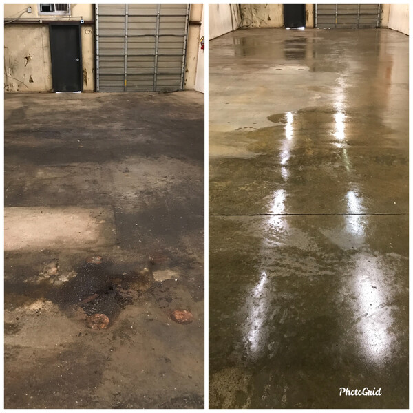 Before & After Floor Cleaning in Dallas, NC (1)