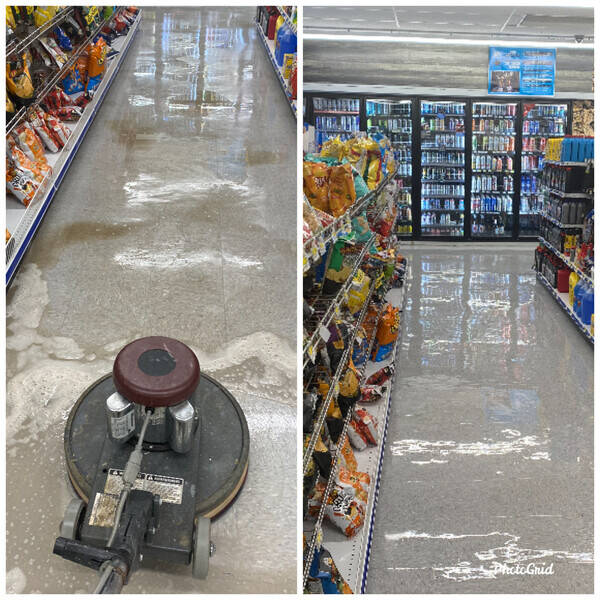 Before and After Floor Stripping and Waxing Services in Charlotte, NC (1)